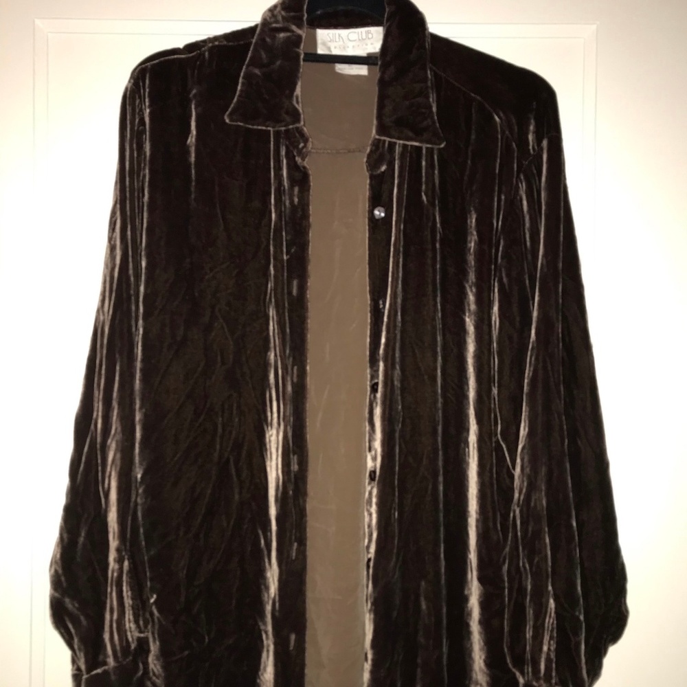 Vintage dark brown shirt